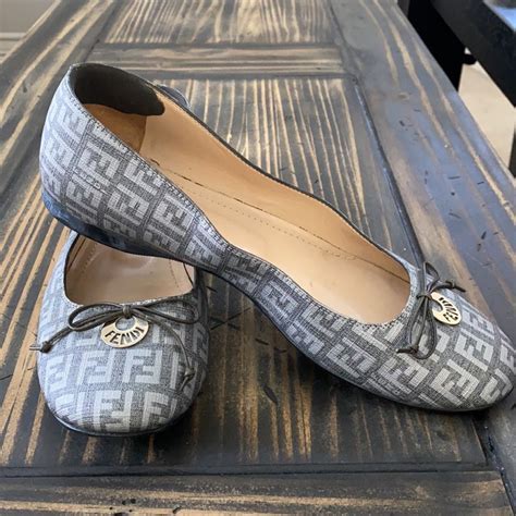 fendi zucca flats|buy Fendi zucca online.